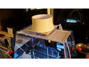 qidi tech 1-Entlüftungs-kit 3d Drucker Zubehör vent die Belüftung 3d print model - Mito3D