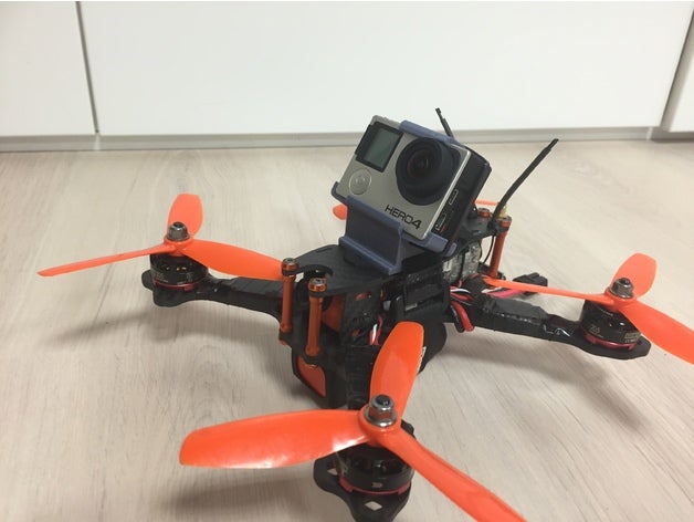 gopro 3 4 quad copter monte 0 5 75 10 15 20 25 30 35 40 45 50 55 60 r c i veicoli 3D print model - Mito3D