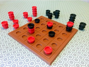 empilhável resumo as peças do jogo jogos boardgame boardgames mixtour santorini tampo de mesa 3d print model - Mito3D