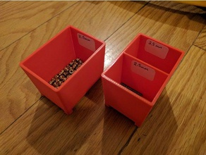 stanley removable compartment organizer compartments tool holders & boxes 3d print model - Mito3D