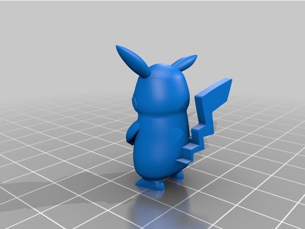 pikachu art anime personaggio di pokemon figure giocattolo 3D print model - Mito3D
