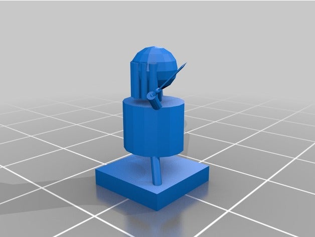 d&d humanos de combate decoração 3D print model - Mito3D