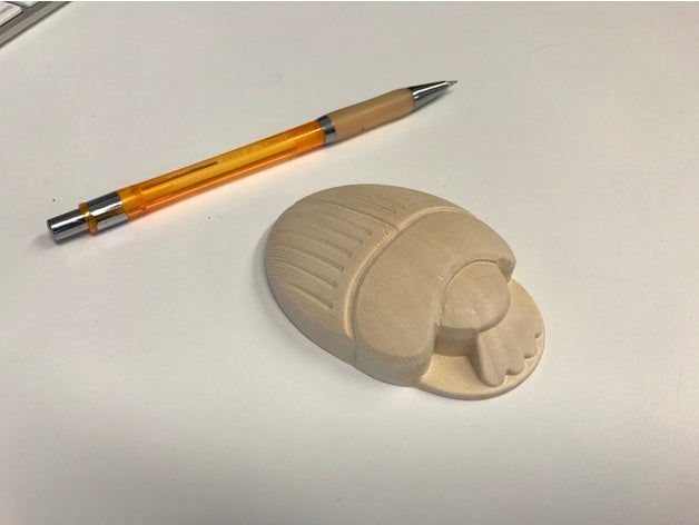 scarab sculptures cnc egyptian 3D print model - Mito3D