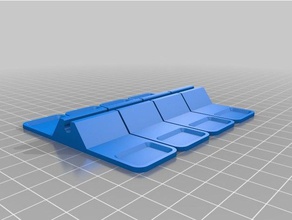 özelleştirilmiş örgü panel wall mount zımbamı organizasyon 3d print model - Mito3D