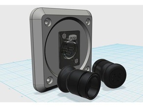 cs xlr dust cap f audio 3d print model - Mito3D