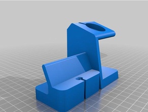 apple watch iphone 5 charging station 3d printing 3d print model - Mito3D