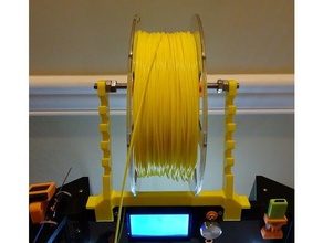 üst makara tutucu 3d yazıcı aksesuarları anet a6 a8 filament biriktirme 3d print model - Mito3D