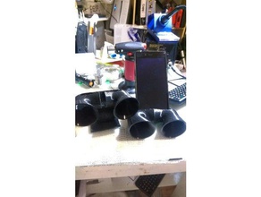 telefono stand suono amp cellulare 3d print model - Mito3D