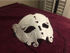 masquerade ball mask costume 3d print model - Mito3D