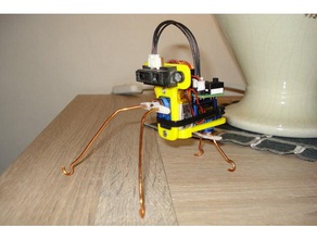 attiny85 robô inseto robótica 3d print model - Mito3D