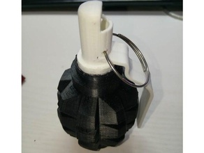 grenade f-1 sport & outdoors airsoft strikeball 3d print model - Mito3D