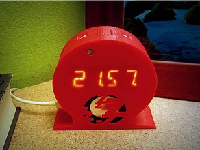 iot smart alarm clock open source l'elettronica di allarme sveglia autodesk inventor caso display il fai da te inventore l'iot raspberry pi è pari a zero suono amplificazione del 3d print model - Mito3D