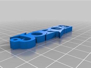 named keychain keychains customized 3d print model - Mito3D