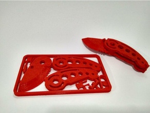 flip knife business card kit - original Bau-Spielzeug buisness 1577 Messer Spielzeug trash 3d print model - Mito3D
