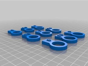 ring sizers rings size sizer 3d print model - Mito3D