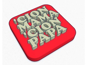 bendicion 'cion mama papa - segno di rispetto art 3d print model - Mito3D