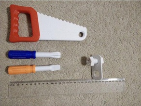 juguete herramienta destornilladores juguetes de construcción los niños playset destornillador la 3d print model - Mito3D