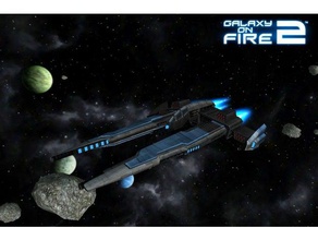 galaxy fogo 2 aegir veículos jogos gof2 nave espacial 3d print model - Mito3D