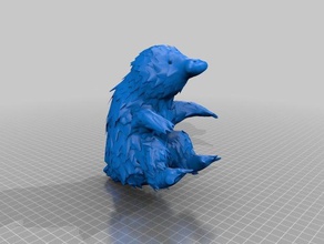 niffleur La impresión en 3d animaux fantastiques bestias fantástico animales fantásticos de harry potter niffler 3d print model - Mito3D