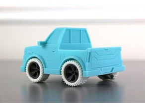 truck vehicles 4x4 chevy dodge flexible ford model moving parts ninjaflex tpe offroad pickup popular ram rugged toy toyota wheel wheeled vehicle wheels 3d print model - Mito3D