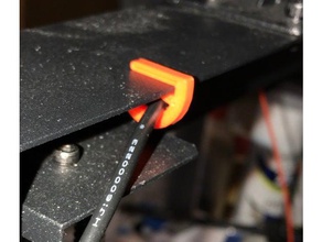 clip de cable wanhao duplicador fabricante seleccionar Impresora 3d accesorios 3dprinter gestión cables monoprice makerselect la red raspberry pi usb i3 3d print model - Mito3D