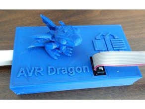 avr dragon de cas -- mignon l'électronique 3d print model - Mito3D