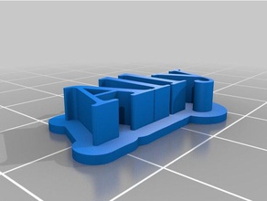 ally customized text 3d print model - Mito3D