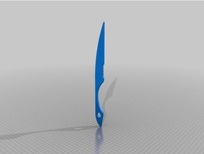 slice knife not sharp 3d printing decoration 3d print model - Mito3D