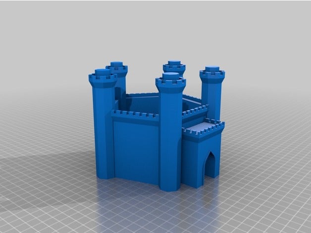 my customized medieval fortress generator buildings & structures 3D print model - Mito3D