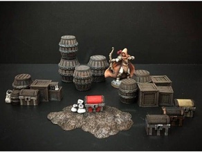 delving decor loot markers 28mm heroic scale toys & games barrel boardgame boardgames chest crate diorama dungeon dungeons dragons fantasy game gaming hordes medieval miniature miniatures scenery openforge pathfinder roleplaying rpg sack scatter terrain srategy steampunk tabletop tactics wargame wargames wargaming warhammer warmachine wayfarer 3d print model - Mito3D