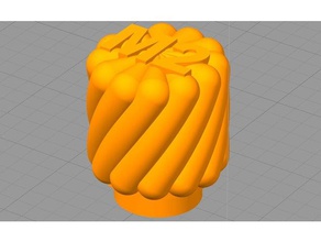 makergear m2 z axis knob - spiral 3d printer parts 3d print model - Mito3D