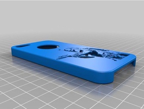 boba fett caso di iphone 5 telefono cellulare 3d print model - Mito3D