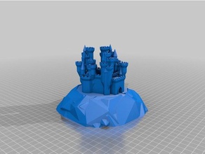 meine angepasste grand castle generator Gebäude & Strukturen kundengebundene 3d print model - Mito3D