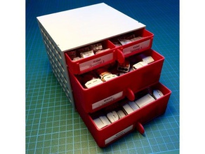 drawer system ii tool holders & boxes 3d print model - Mito3D