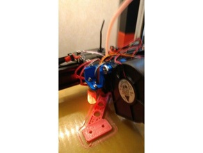 tevo tarantula aio-fan bltouch montieren 3d-Drucker Teile 75mm-Lüfter 3d print model - Mito3D