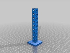 meine angepasste temp Kalibrierung Turm Hüften 3d-Druck-tests kundengebundene 3d print model - Mito3D