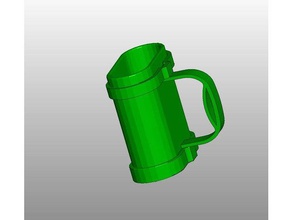 container - multi use sport & outdoors cup 3d print model - Mito3D