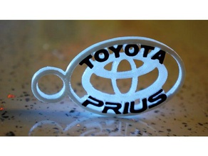 toyota prius trinket keychains 3d print model - Mito3D