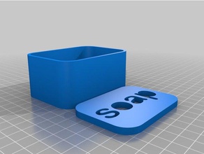 Seifenschale Bad Gericht Seife Seifenablage soap-tray 3d print model - Mito3D