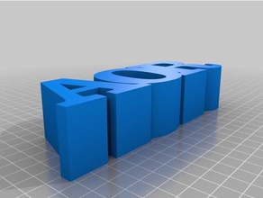 aor personnalisé 3d print model - Mito3D
