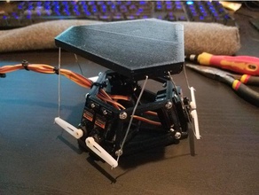 6dof v1 in der Robotik arduino stewart 3d print model - Mito3D