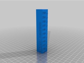 abs temperature calibration tower 3d printing tests customized 3d print model - Mito3D