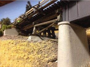 pont de chemin fer la jetée bâtiments et structures modèle trains 3d print model - Mito3D