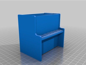piano-Bleistift-Halter office Asturien nt creativas Bleistift-Halter Klavier 3d print model - Mito3D