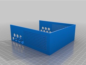anet a8 cache du bloc d'alimentation 70mm fan trou L'impression 3d alimentation 3d print model - Mito3D