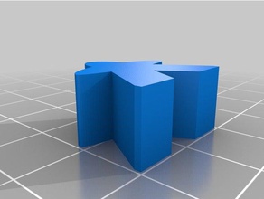 carcassonne mepples fácil de imprimir el trabajo juegos 3d print model - Mito3D