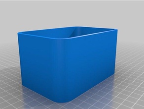 open top box smaller containers container rounded 3d print model - Mito3D