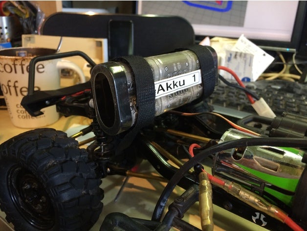 akku-titular frente axial scx 10 r c vehículos scx10 rc crawler scx-10 3D print model - Mito3D