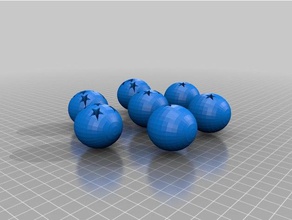 las bolas de dragón La impresión en 3d dragonball bola dragon ball z 3d print model - Mito3D