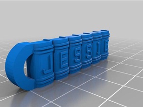 jessie llaveros personalizado 3d print model - Mito3D